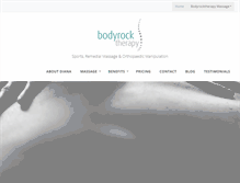 Tablet Screenshot of bodyrocktherapy.co.uk